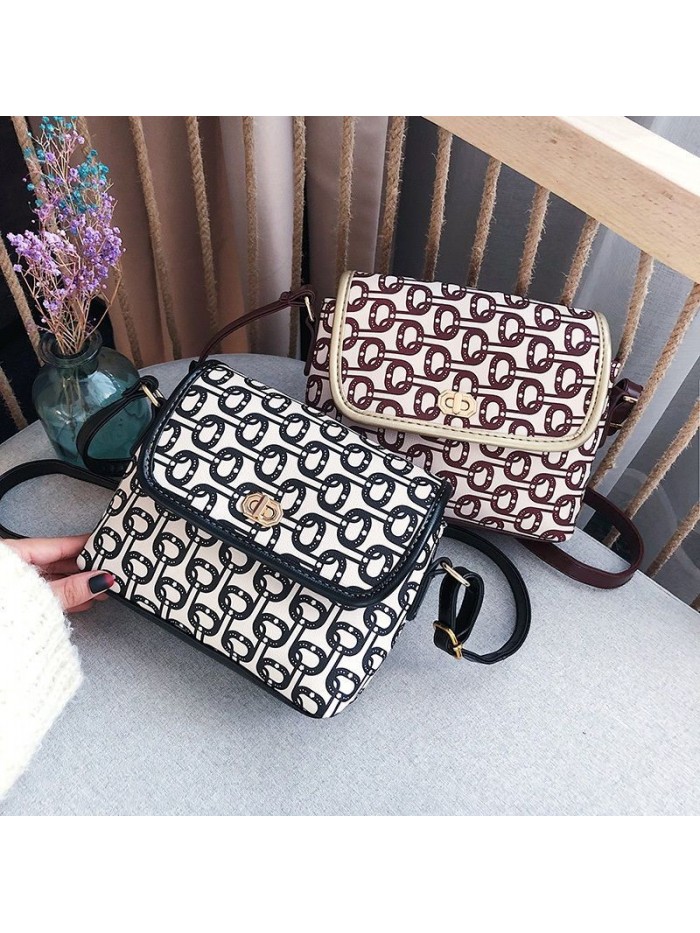 Autumn and winter old flower tramp bag female fashion new 2019 Korean version versatile chain single shoulder bag fashion messenger bag