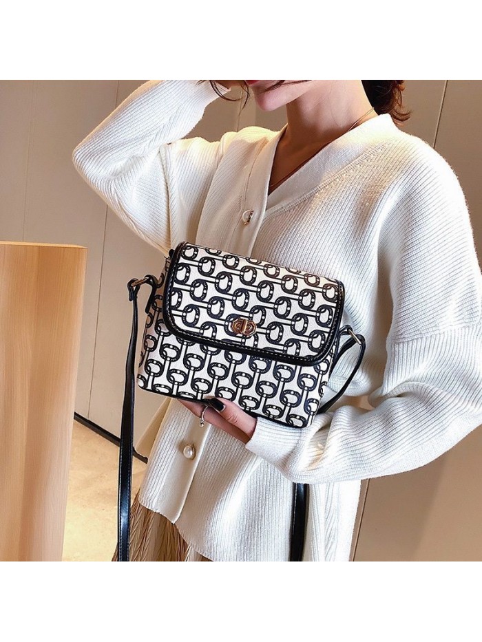 Autumn and winter old flower tramp bag female fashion new 2019 Korean version versatile chain single shoulder bag fashion messenger bag