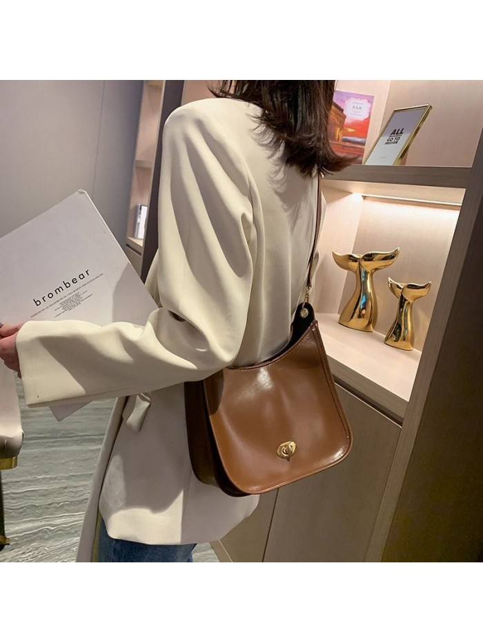 Autumn and winter Vintage bag women's 2019 new fashion Korean version versatile messenger bag simple fashion texture one shoulder small square
