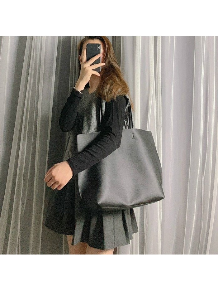 Big bag for women 2020 new fashion Korean one shoulder bag large capacity simple tote bag for students
