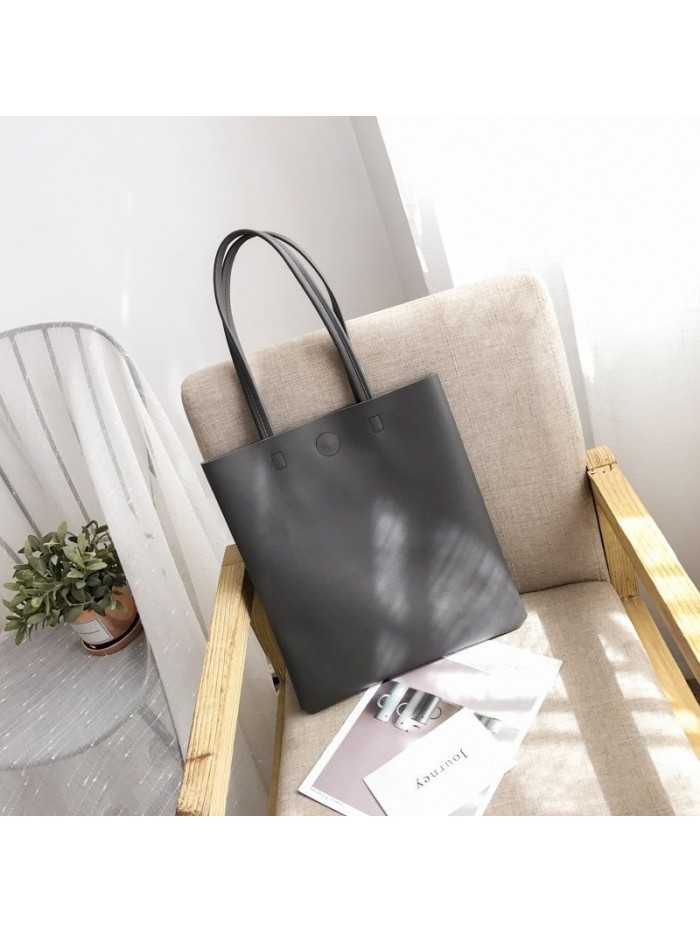 Fashion women's bag 2020 new Korean soft leather tote bag for students
