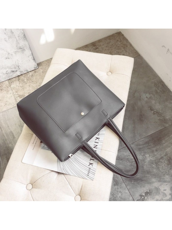 Women's bag big bag 2020 new Japanese and South Korean fashion retro tote bag simple and fashionable Handbag Shoulder Bag
