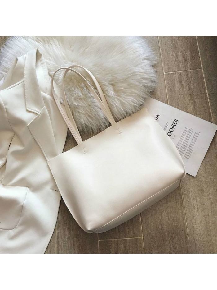Big bag for women 2020 new fashion Korean one shoulder bag large capacity simple tote bag for students
