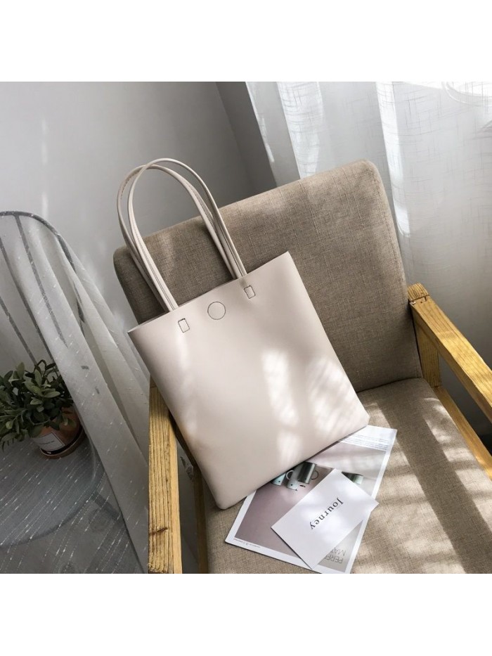 Fashion women's bag 2020 new Korean soft leather tote bag for students
