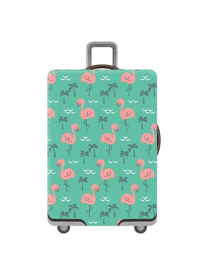 Thickened wear-resistant luggage case protective cover Flamingo elastic case cover pull rod case cover luggage case protective cover
