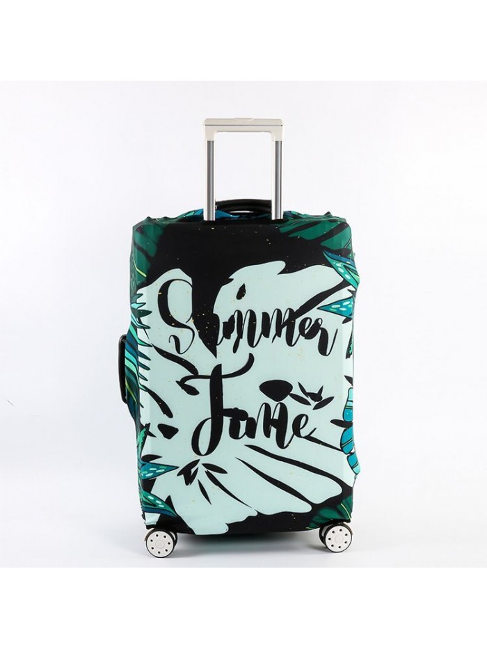 Thickened wear-resistant luggage case protective cover elastic luggage case case pull rod case dust cover jungle series
