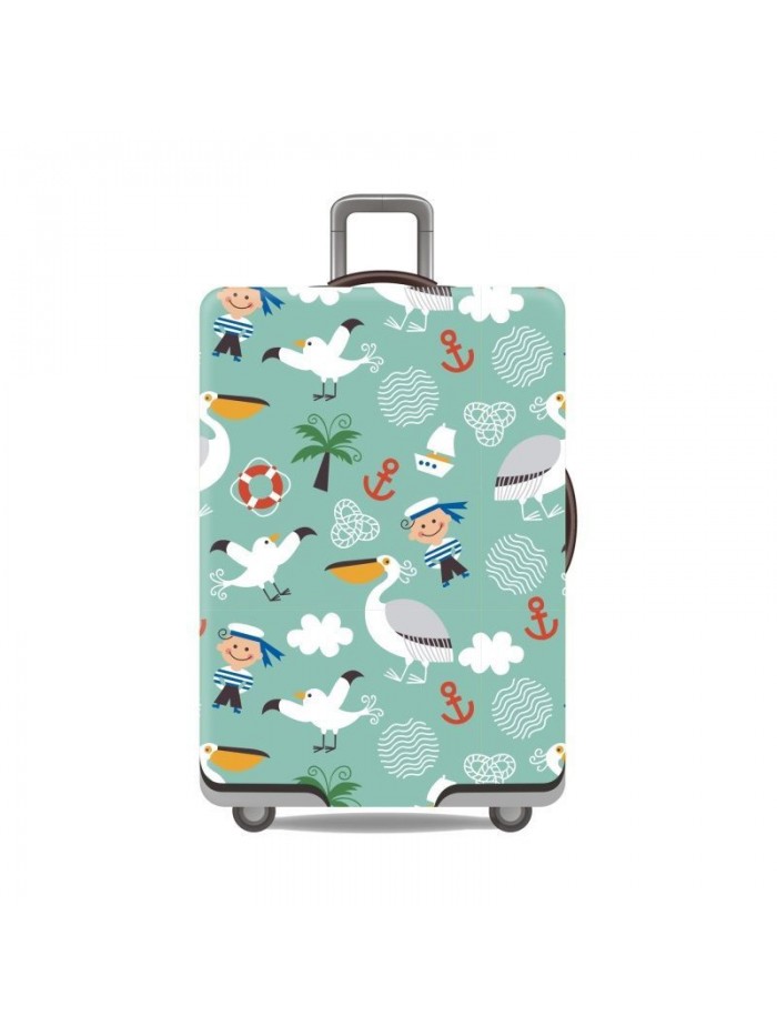 Thickened wear-resistant luggage case protective cover Flamingo elastic case cover pull rod case cover luggage case protective cover
