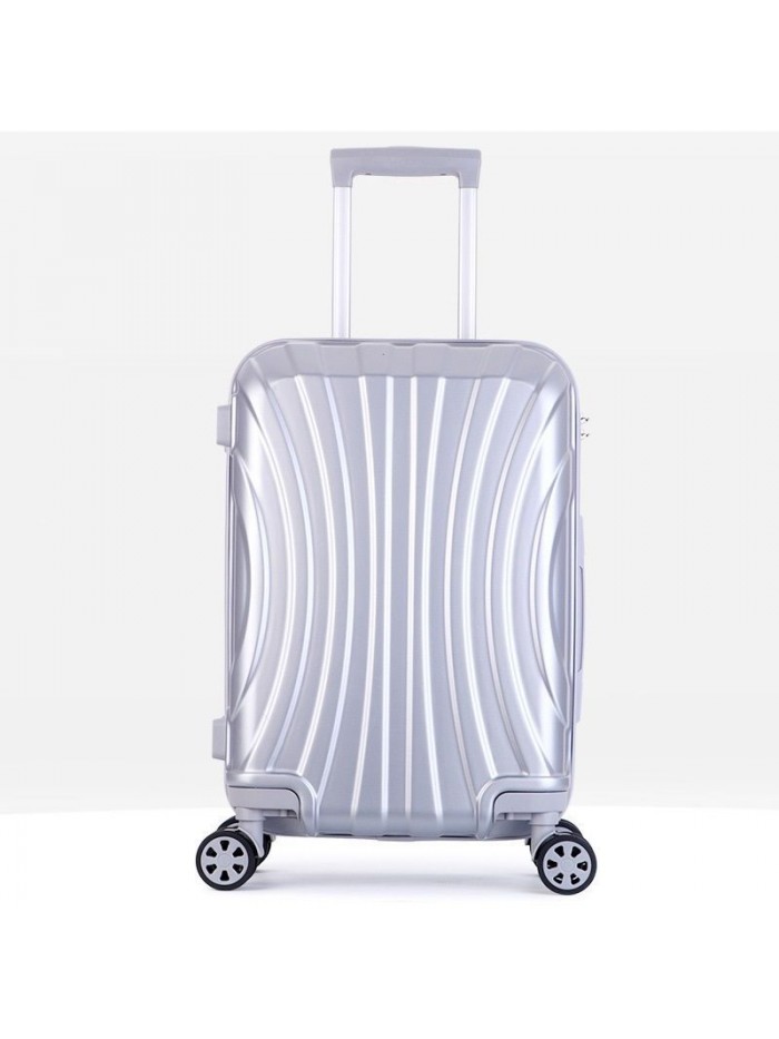 Net red ins suitcase trolley case 20 men's and women's universal wheel suitcase Korean aluminum frame password leather case 24 