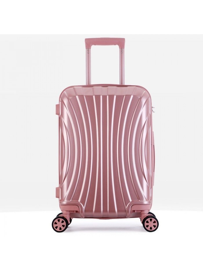 Net red ins suitcase trolley case 20 men's and women's universal wheel suitcase Korean aluminum frame password leather case 24 