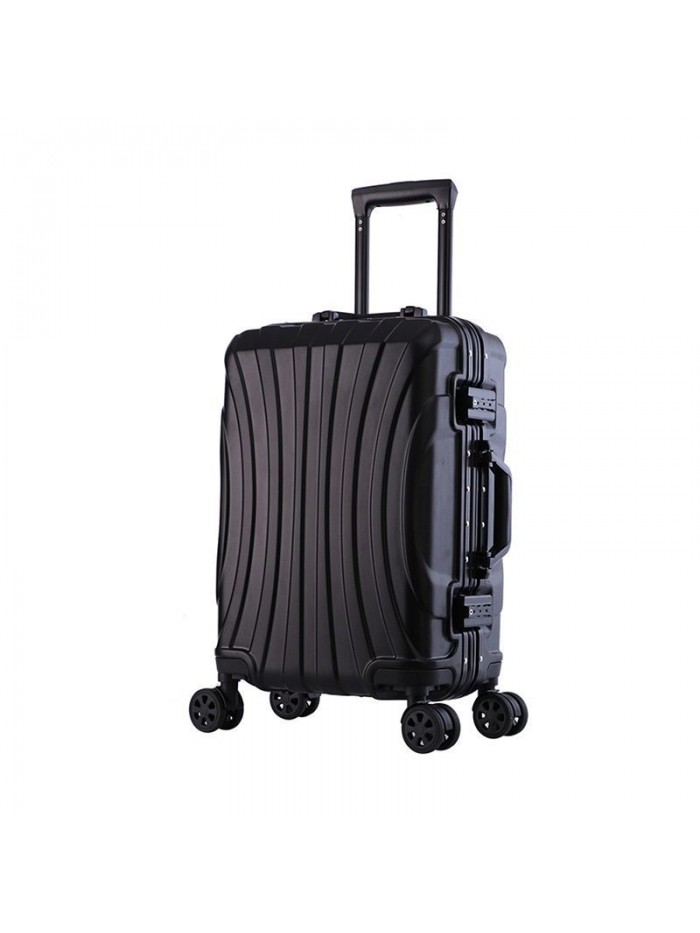 Net red ins suitcase trolley case 20 men's and women's universal wheel suitcase Korean aluminum frame password leather case 24 