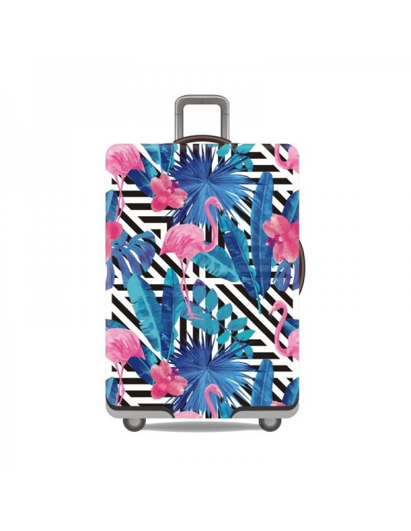 Thickened wear-resistant luggage case protective cover Flamingo elastic case cover pull rod case cover luggage case protective cover
