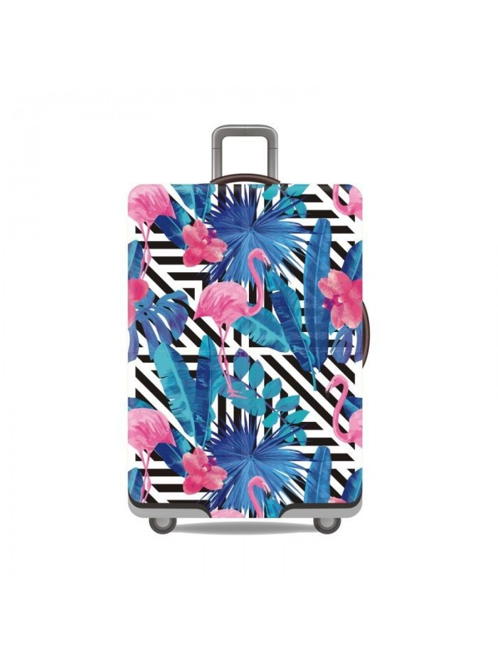 Thickened wear-resistant luggage case protective cover Flamingo elastic case cover pull rod case cover luggage case protective cover
