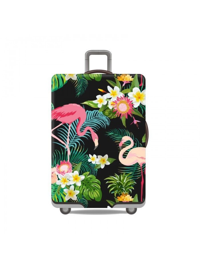 Thickened wear-resistant luggage case protective cover Flamingo elastic case cover pull rod case cover luggage case protective cover
